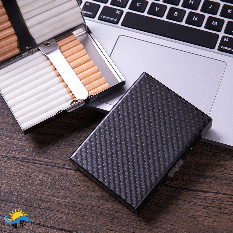 Smoking & Vaping Accessories - صندوق سجائر من سبائك الألومنيوم المختومة،