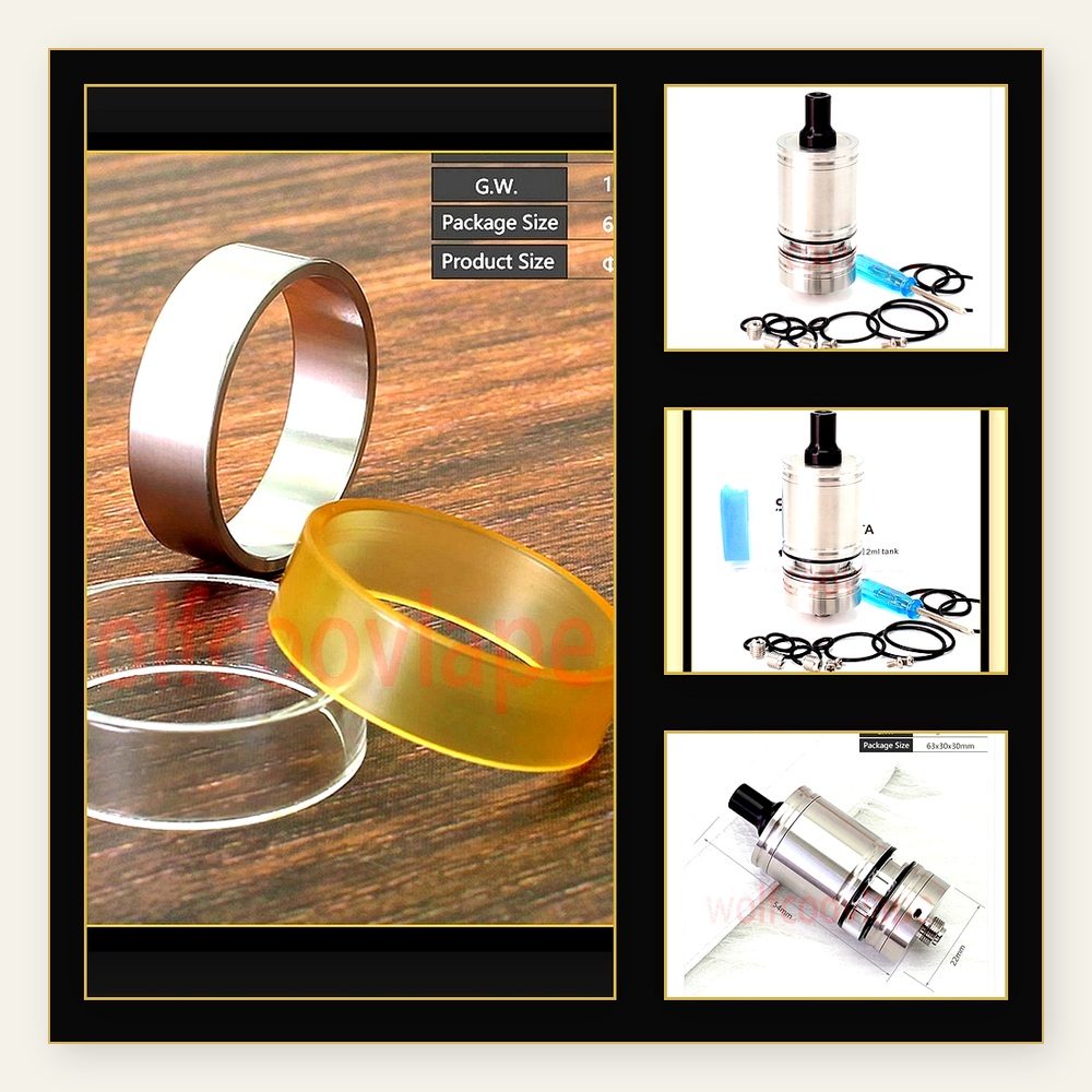 ولف كولفيب ليندي RTA - خزان بخ - مراجعة Vaping Air وسعره