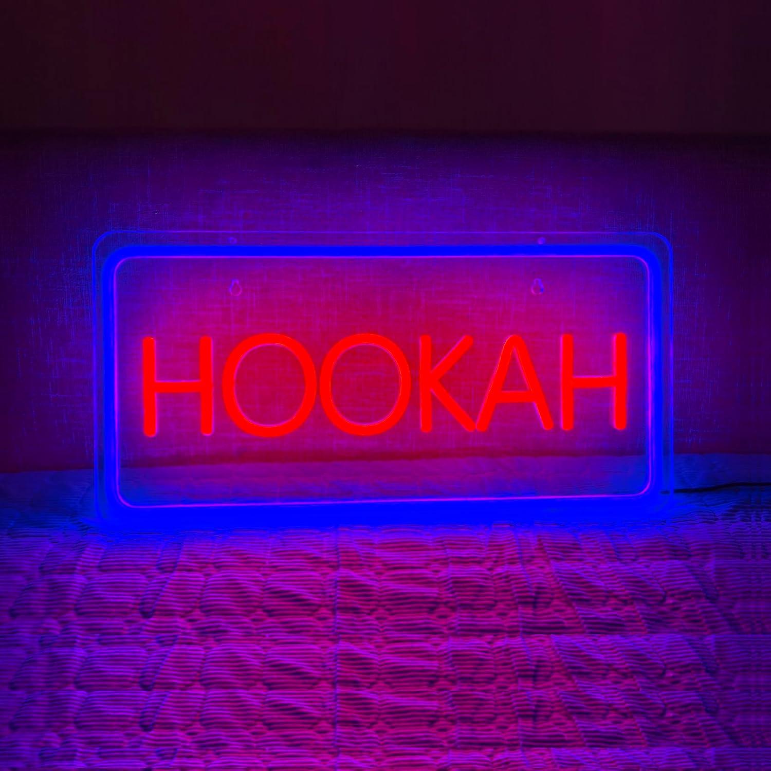 لافتة نيون على شكل شيشة مع إضا - مراجعة Vaping Store وسعره