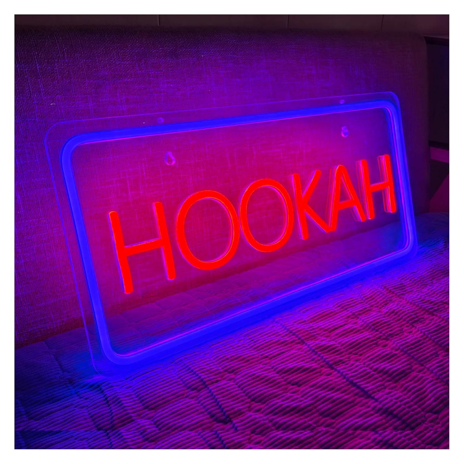 لافتة نيون على شكل شيشة مع إضا - مراجعة Vaping Store وسعره