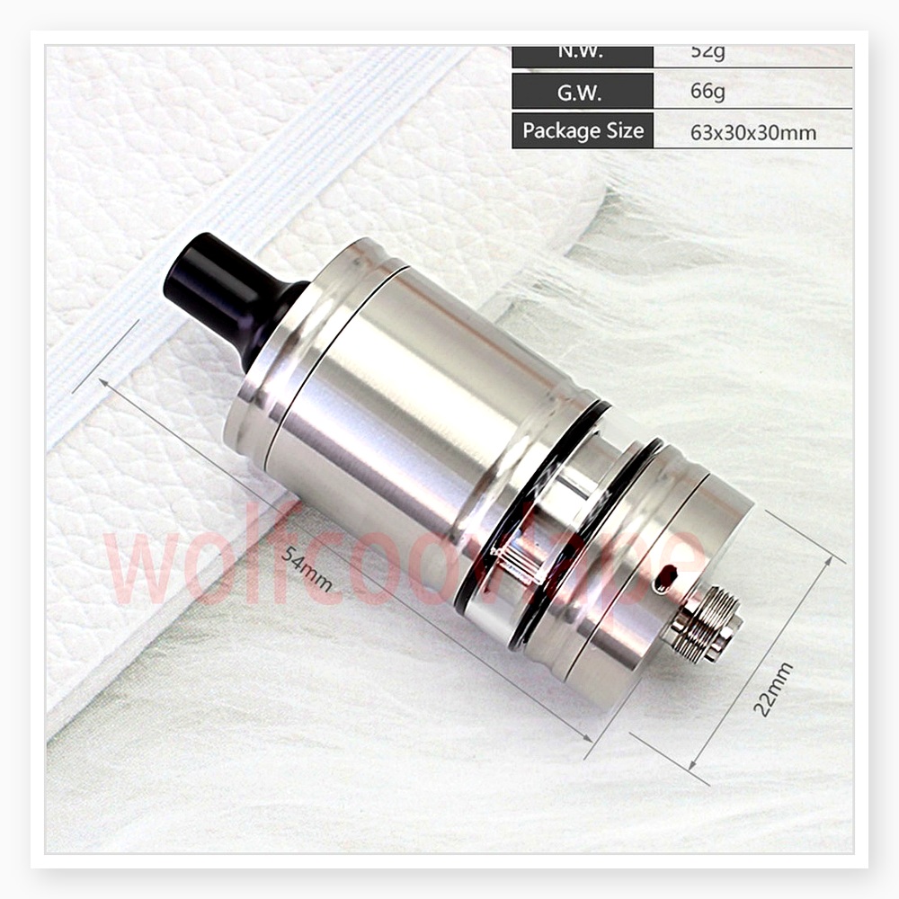 وولف كولفيب ليندي RTA - خزان ب - مراجعة Vaping Air وسعره